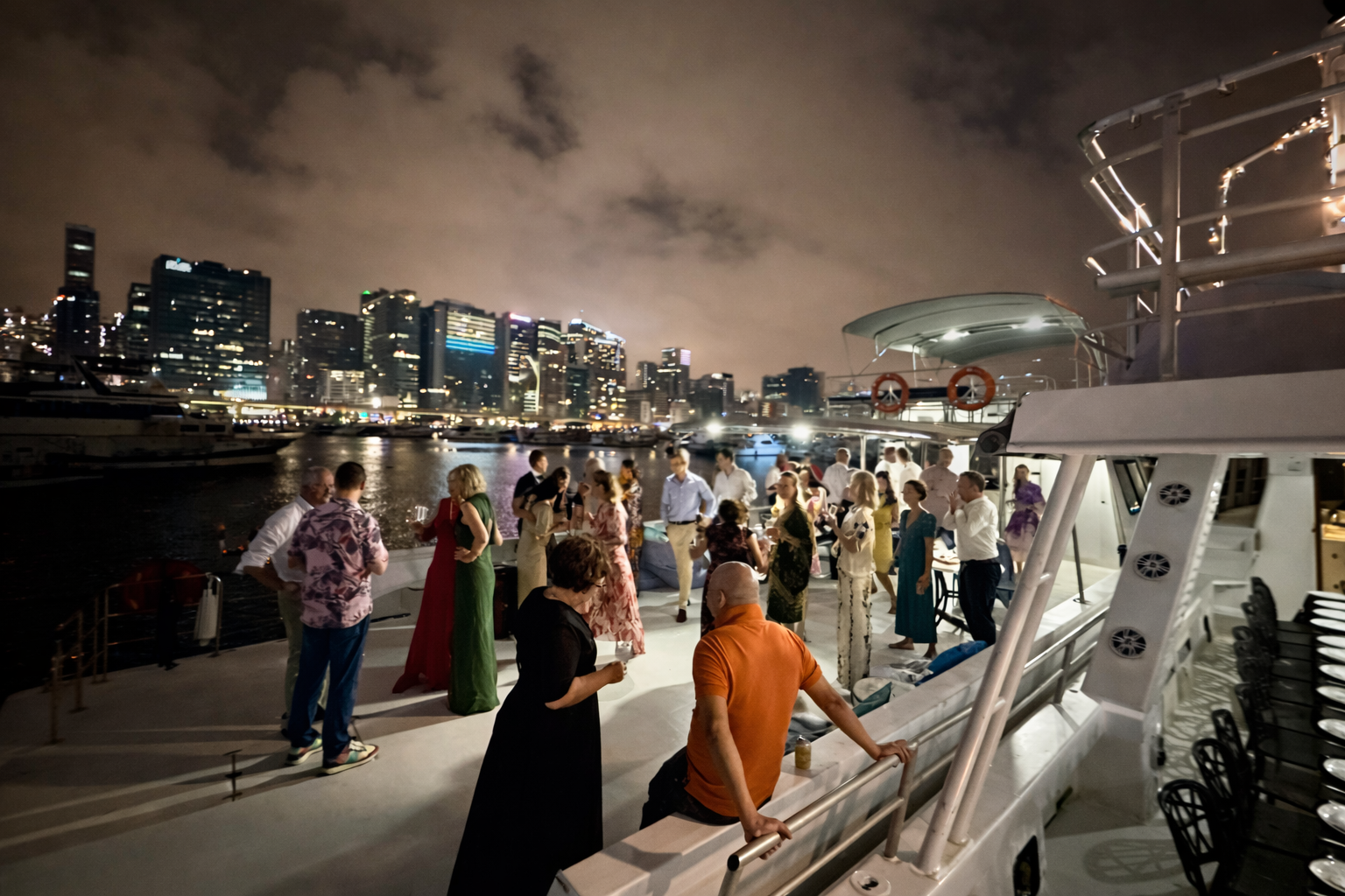 TRUE BLUE Evening party harbour cruise